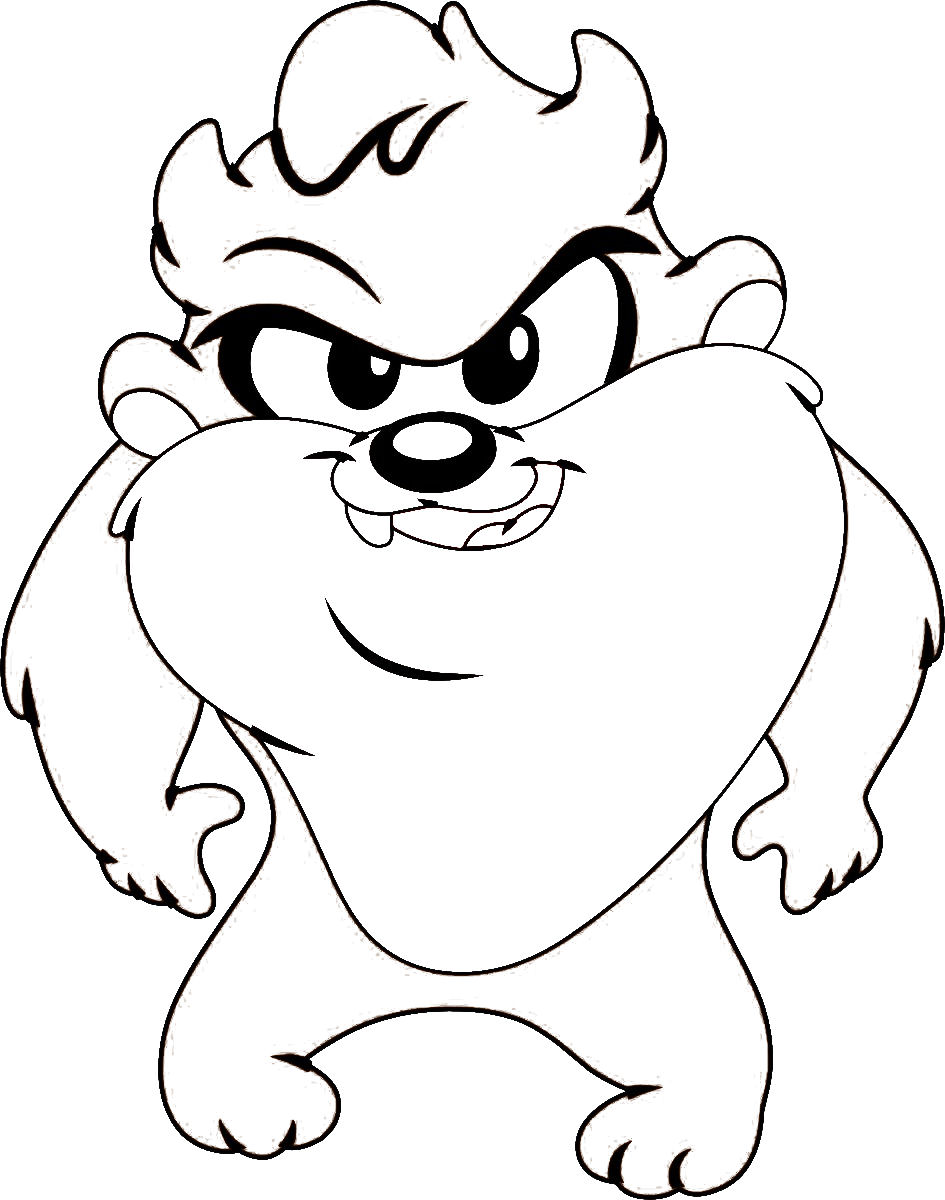 taz coloring pages - photo #15