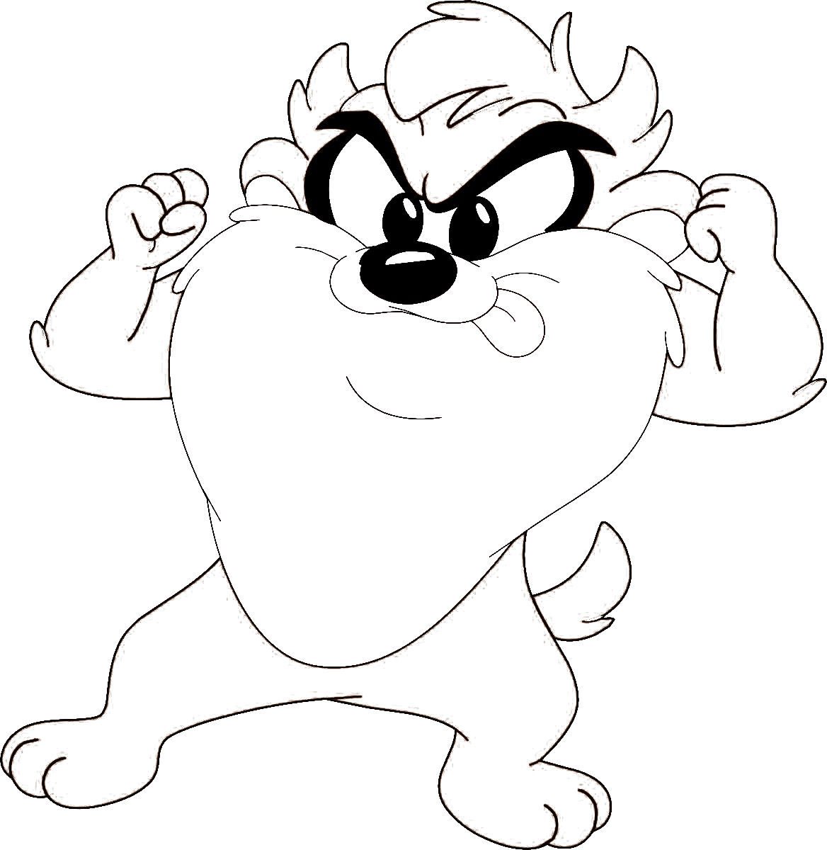 taz coloring book pages - photo #25